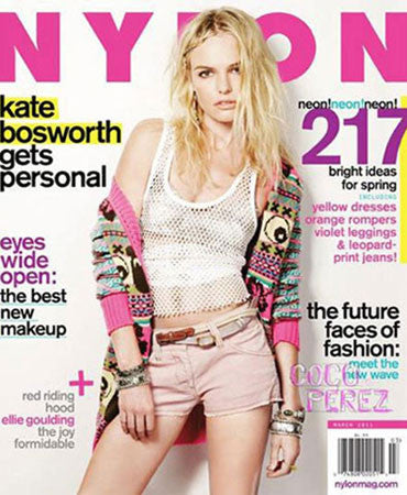 2.22.2011  Jessica Winzelberg Jewelry in Nylon Magazine March 2011