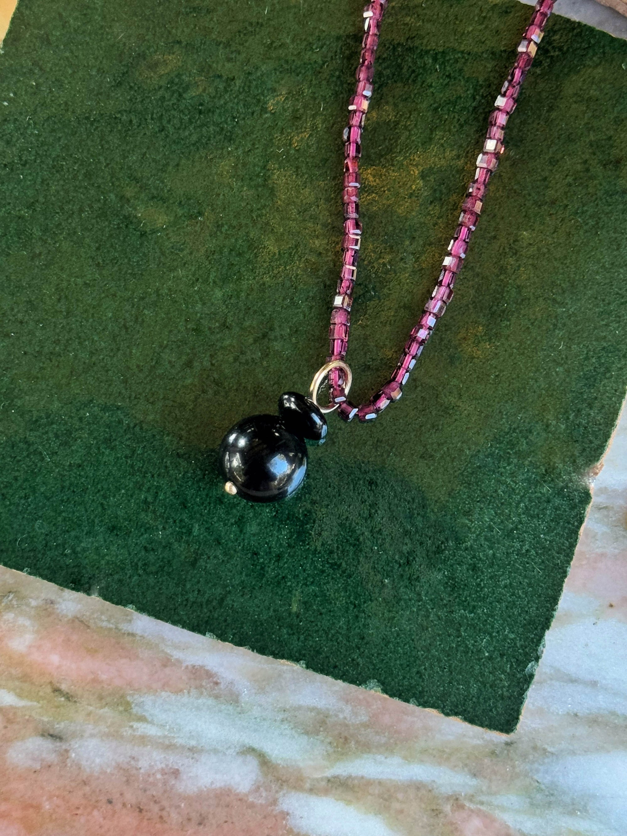 Lucky Pom Charm Onyx