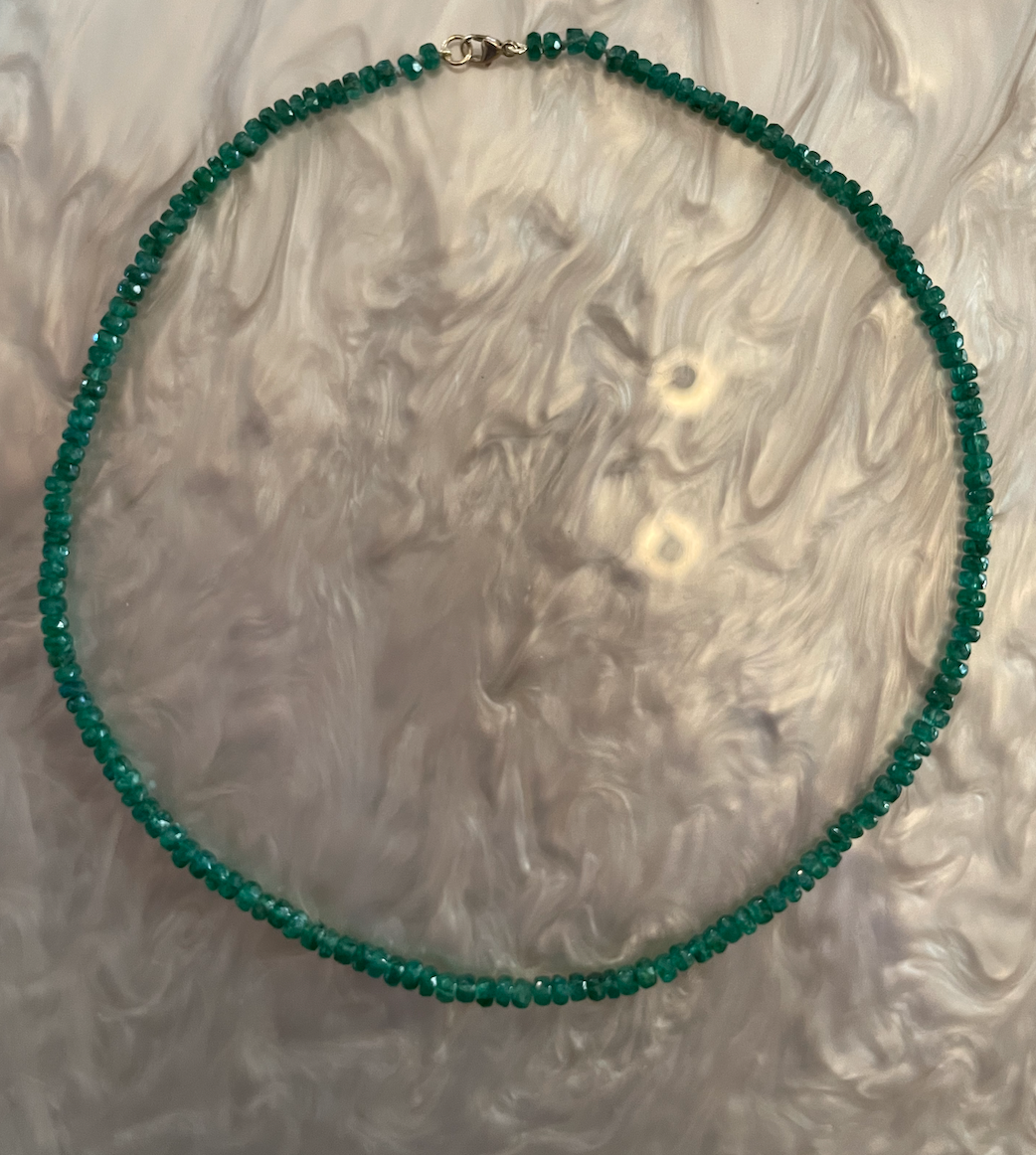 Mini Emerald Necklace - Bright