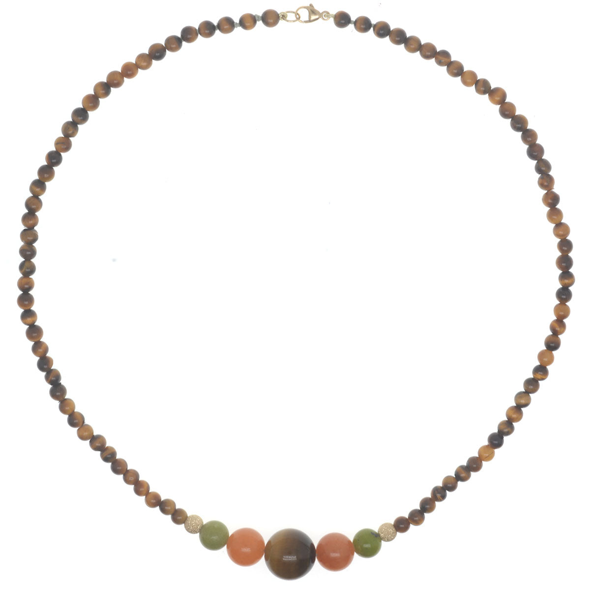 Bubbles Necklace - TigersEye