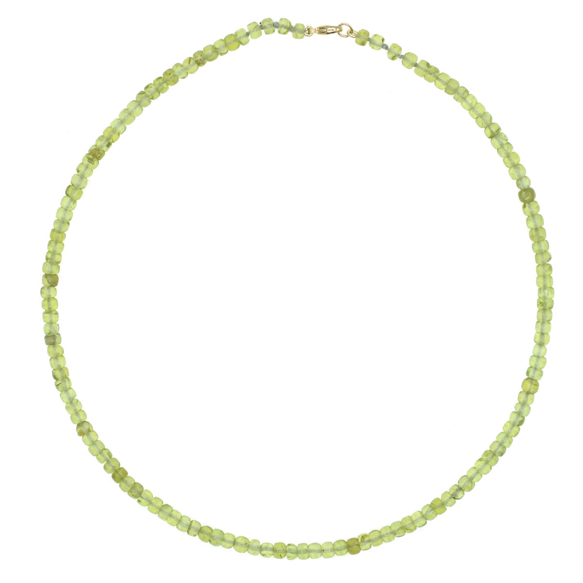 Beaded Mini Peridot Necklace