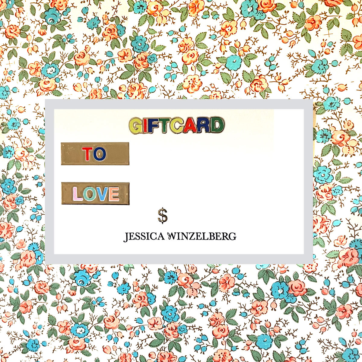 Gift Certificate Card