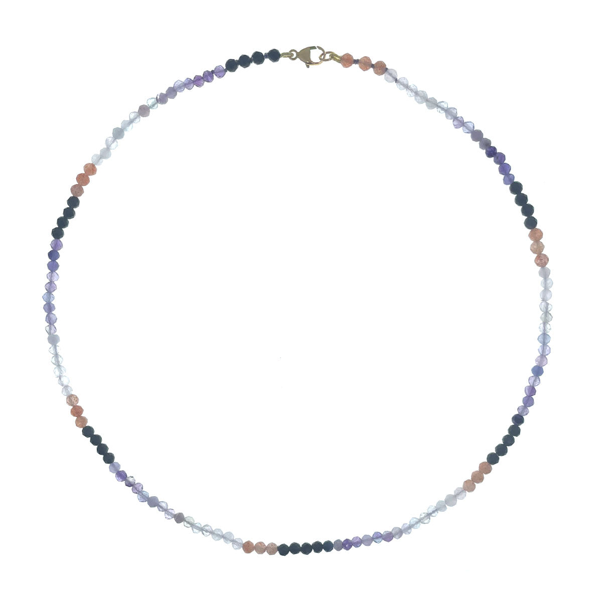 Rainbow Bright Necklace - Blackberry Spritz