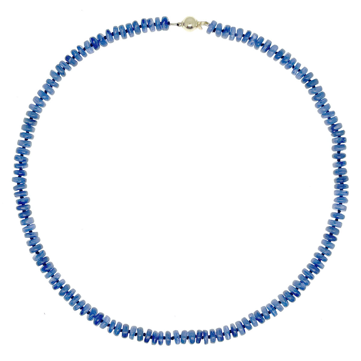 Beaded Kyanite Necklace - Medium Size
