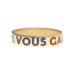 L'Univers Vous Garde Band Ring