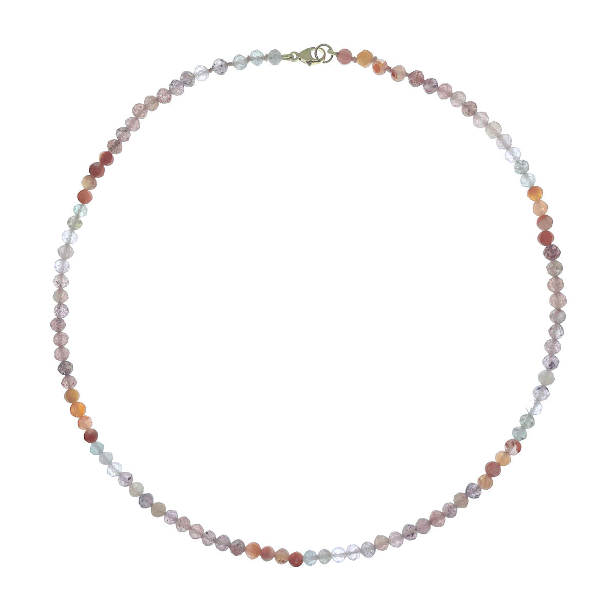 Rainbow Bright Necklace - Peach Melba