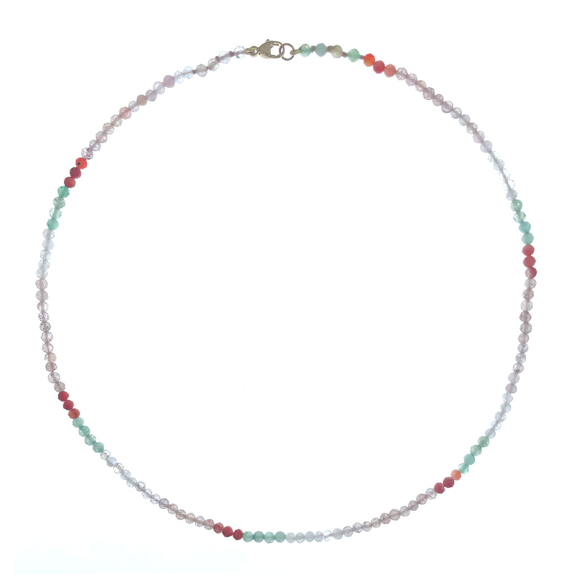 Rainbow Bright Necklace - Watermelon Mint